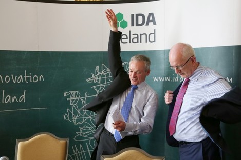 Jobs Minister Richard Bruton can wave his hands like he just doesn't care after The Guardian's kind words for the IDA today. 