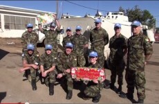 WATCH: How Irish troops abroad spent their Christmas Day