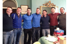 Bernard Brogan and his Dublin team-mates visit sick kids on Christmas Day