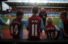 Aston Villa pay tribute to Irish hit-and-run victim with minute's applause