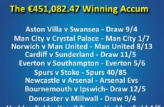 Here's how one Irish punter turned 20 quid into almost half a million euros this weekend