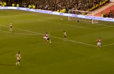 Paddy Kenny had no chance with this Matt Derbyshire thunderbolt