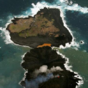 Snoopy-shaped island forms after volcanic eruption