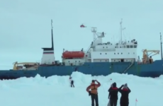 Helicopter to rescue passengers on science ship trapped in Antarctica