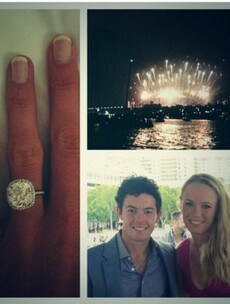 Rory McIlroy announces engagement to Caroline Wozniaki on Twitter