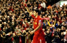 Suarez puts Liverpool back on track with another ridiculous free-kick