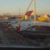 Russian car chase ends in bizarre shovel fight