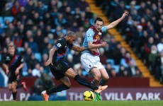 Aston Villa striker out for the season after leg break