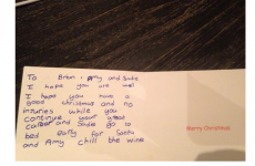 Tweet Sweeper: Amy Huberman got an adorable Christmas card from a kid