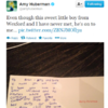 Tweet Sweeper: Amy Huberman got an adorable Christmas card from a kid