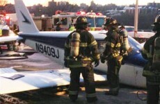 Plane lands on New York City highway