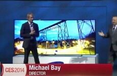 CRINGE! Director Michael Bay flees the stage after teleprompter fail