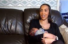 Woman who gave birth in the leg of her onesie claims it saved her baby's life