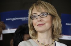 Gabby Giffords was almost killed by a gunman three years ago, today she skydived