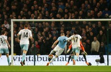 Manchester City have one foot in Capital One Cup final thanks to Negredo treble