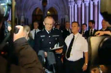 Video: Police shouted down after verdict in London riots case
