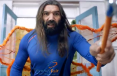 Sébastian Chabal goes from caveman to fairy in crazy advert