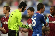 WATCH: Wayne Bridge not shaking John Terry’s hand, again