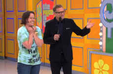 Game show contestant trips over, head-butts announcer in the crotch