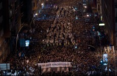 Basque protesters defy Madrid ruling in Bilbao demonstration