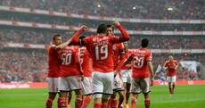 Benfica paid tribute to Eusebio last night by putting his name on the back of all their players' jerseys