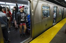 Yesterday was the 13th annual No Pants Subway Ride