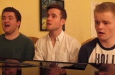 Three Irish lads' tear-jerking version of the Friends theme tune