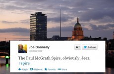 Here's what Twitter thinks the Dublin Spire should be named after
