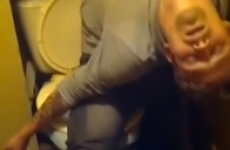 Drunk guy falls asleep in the most awkward position EVER