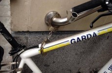 Are the gardaí so strapped for cash that they can't afford bike locks?