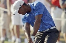 Here's how Tiger Woods hurt his knee at the Masters