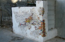 Lego being used to patch holes in walls around the world