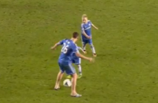John Terry gets nutmegged by his son Georgie after Man Utd win