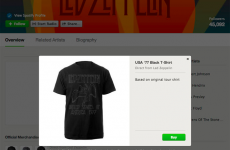 Spotify allowing artists to sell merchandise on site