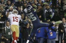 Seahawks match-winner Richard Sherman didn't hold back on the trash talk afterwards