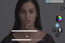 Singer's image retouched before your eyes in striking music video