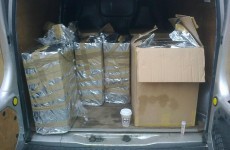 Pics: 100,000 cigarettes in unmarked boxes seized in Munster