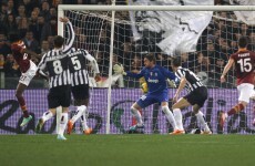 Gervinho scores a match-winning flicked volley against Juventus