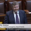 Reilly 'acknowledges discomfort and distress' of patients on trolleys