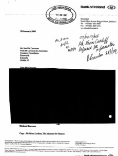 Noonan may ask Bank of Ireland for missing bank guarantee documents