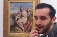 Man gets 'pervy' in Dublin gallery to celebrate #MuseumSelfie day