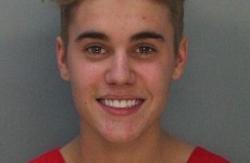 Here is Justin Bieber's police mugshot