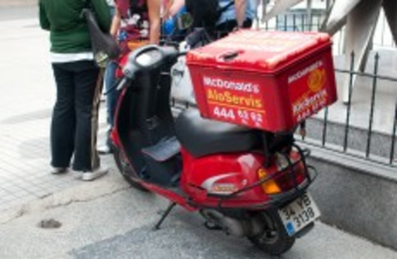 Mcdonalds Delivery Scooter