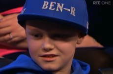 Did you see the 9-year-old rapping on the Late Late last night?