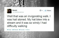 The wind and rain has ruined lots of people's weekends