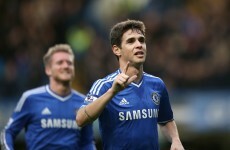 VIDEO: Chelsea's Oscar hits an unstoppable curling free-kick