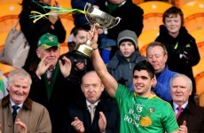 Snapshot - Leitrim and Kildare footballers celebrate winning early season GAA silverware