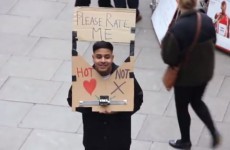 Remember Hot or Not? This lad played it on the street