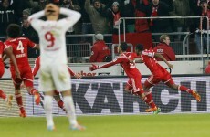 VIDEO: Stunning scissors kick by Alcantara gives Bayern Munich injury-time win