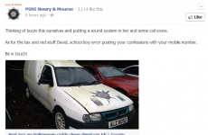 The PSNI Facebook post busting a used car seller is pure karma